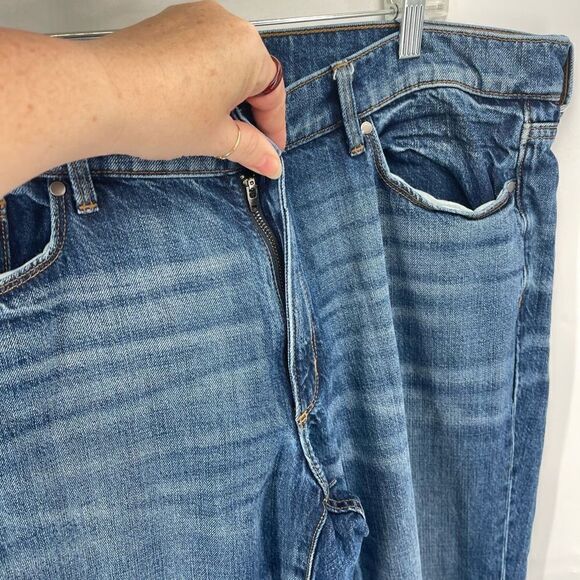 Banana Republic Womens Cropped Flare Jeans Denim Medium Wash Blue Size 32 - Picture 4 of 10